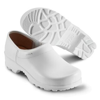 SIKA Footwear Flex LBS 8005 geschlossener Clog Wei Gre 35