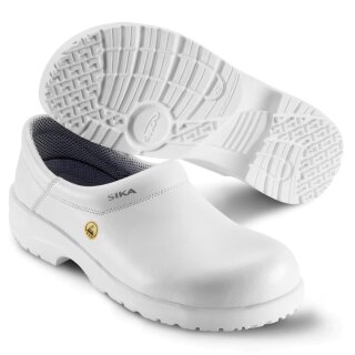 SIKA Footwear Fusion ESD 19476 geschlossener Clog S2 SRC Weiß Größe 35
