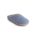 slip on simple Light Blue