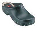 Euro-Dan PU-Clogs 220-01 offen O+E + SRC schwarz