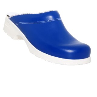 Euro-Dan FLEX Clogs 460-01offen O+E+A + SRC neon-blau Gr. 35