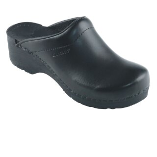 Euro-Dan Danclog 2360 offen Permair-Leder Ristbereich gepolstert schwarz Gr. 48