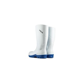 SIKA Footwear White PU Safety Stiefel S4 SRC 902602