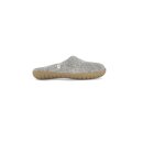 slip on simple rubber sole Natural Grey