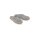 slip on simple rubber sole Natural Grey