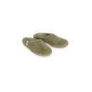 slip on simple rubber sole Moss Green