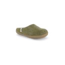 slip on simple rubber sole Moss Green