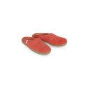slip on simple rubber sole Rusty Red
