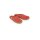 slip on simple rubber sole Rusty Red