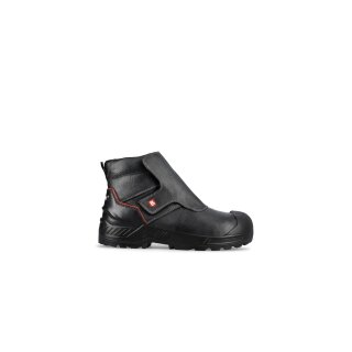 BRYNJE Welder Protection 417 S3 SRC breiter, robuster Schweißerstiefel mit Klettverschluss Größe 39