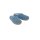 slip on simple rubber sole Sea Blue